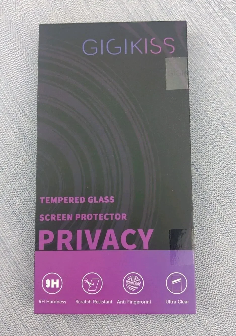 Compatible for iPhone 16 Privacy Screen Protector 6.1 Inch, Purple Gradient